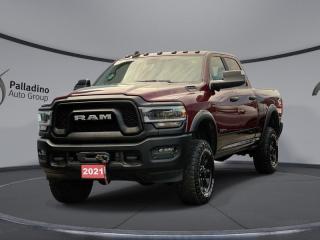 <b>Off-Road Package,  Aluminum Wheels,  Skid Plates,  SiriusXM,  Tow Hitch!</b><br> <br>    Get the job done in comfort and style in this extremely capable Ram 2500 HD. This  2021 Ram 2500 is fresh on our lot in Sudbury. <br> <br>This 2021 Ram 2500HD delivers exactly what you need: superior capability and exceptional levels of comfort, all backed with proven reliability. Whether youre in the commercial sector or looking for serious recreational towing rig, this impressive Ram 2500HD is ready for anything that you are.This  Crew Cab 4X4 pickup  has 48,579 kms. Its  red in colour  . It has an automatic transmission and is powered by a  6.4L V8 16V MPFI OHV engine.  This unit has some remaining factory warranty for added peace of mind. <br> <br> Our 2500s trim level is Power Wagon. Upgrading to this ultra capable Ram 2500 Power Wagon is a great choice as it comes very well equipped with an exclusive Power Wagon front grille, durable powder-coated bumpers, wider fender flares, unique aluminum wheels, special embossed seats and a power driver seat. It also has an electronic locking differential for unmatched off-road capability, skid plates, power heated trailer mirrors, a great sound system with a larger 8.4 inch touchscreen and wireless streaming audio, LED headlamps and fog lights, push button start with proximity sensors, cargo box lights, a class V hitch receiver, a rear view camera and a heavy duty off-road suspension that is designed to handle whatever you put in front of it! This vehicle has been upgraded with the following features: Off-road Package,  Aluminum Wheels,  Skid Plates,  Siriusxm,  Tow Hitch,  Cargo Box Lights,  Rear Camera. <br> To view the original window sticker for this vehicle view this <a href=http://www.chrysler.com/hostd/windowsticker/getWindowStickerPdf.do?vin=3C6TR5EJ9MG669071 target=_blank>http://www.chrysler.com/hostd/windowsticker/getWindowStickerPdf.do?vin=3C6TR5EJ9MG669071</a>. <br/><br> <br>To apply right now for financing use this link : <a href=https://www.palladinohonda.com/finance/finance-application target=_blank>https://www.palladinohonda.com/finance/finance-application</a><br><br> <br/><br>Palladino Honda is your ultimate resource for all things Honda, especially for drivers in and around Sturgeon Falls, Elliot Lake, Espanola, Alban, and Little Current. Our dealership boasts a vast selection of high-class, top-quality Honda models, as well as expert financing advice and impeccable automotive service. These factors arent what set us apart from other dealerships, though. Rather, our uncompromising customer service and professionalism make every experience unforgettable, and keeps drivers coming back. The advertised price is for financing purchases only. All cash purchases will be subject to an additional surcharge of $2,501.00. This advertised price also does not include taxes and licensing fees.<br> Come by and check out our fleet of 100+ used cars and trucks and 90+ new cars and trucks for sale in Sudbury.  o~o