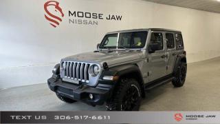 Used 2021 Jeep Wrangler Unlimited Sport | Freedom Top | Heated Seats/Wheel | Custom Rims for sale in Moose Jaw, SK