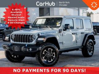New 2024 Jeep Wrangler 4xe Rubicon Sky Roof LEDs Safety Grp Convenience Grp 12.3'' Screen for sale in Thornhill, ON