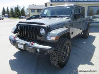 Used 2021 Jeep Gladiator POWER EQUIPPED SPORT-MODEL 5 PASSENGER 3.6L - V6.. 4X4.. CREW-CAB.. SHORTY.. REMOVEABLE TOP.. HEATED SEATS & WHEEL.. BACK-UP CAMERA.. for sale in Bradford, ON