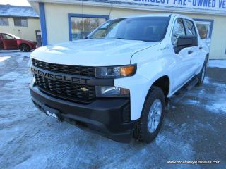 Used 2020 Chevrolet Silverado 1500 WORK READY LS-MODEL 6 PASSENGER 5.3L - V8.. 4X4.. CREW-CAB.. SHORTY.. TRAILER BRAKE.. TOUCH SCREEN DISPLAY.. BACK-UP CAMERA.. BLUETOOTH.. for sale in Bradford, ON