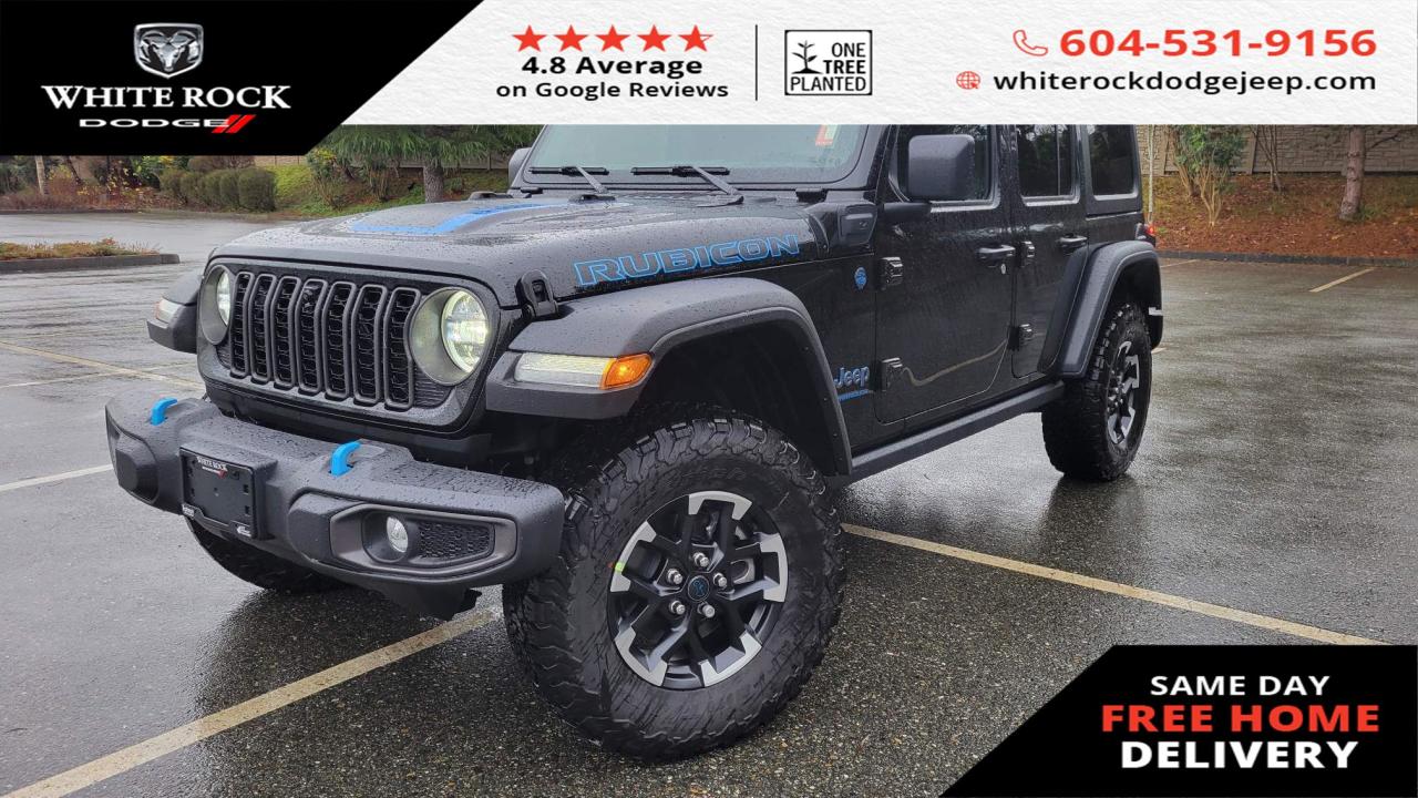 New 2024 Jeep Wrangler 4xe RUBICON for sale in Surrey, BC