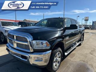 <b>Leather Seats,  Bluetooth,  Cooled Seats,  Rear View Camera,  Premium Sound Package!</b><br> <br>  Compare at $46988 - Our Price is just $40430! <br> <br>   To get the job done right the first time, you need this Ram 3500. This  2015 Ram 3500 is for sale today in Swift Current. <br> <br>This Ram 3500 Heavy Duty delivers exactly what you need: superior capability and exceptional levels of comfort, all backed with proven reliability and durability. Whether youre in the commercial sector or looking at serious recreational towing and hauling, this Ram 3500 is ready for the job. This  sought after diesel Crew Cab 4X4 pickup  has 249,123 kms. Its  nice in colour  . It has a 6 speed automatic transmission and is powered by a Cummins 385HP 6.7L Straight 6 Cylinder Engine.   This vehicle has been upgraded with the following features: Leather Seats,  Bluetooth,  Cooled Seats,  Rear View Camera,  Premium Sound Package,  Heated Seats,  Siriusxm. <br> To view the original window sticker for this vehicle view this <a href=http://www.chrysler.com/hostd/windowsticker/getWindowStickerPdf.do?vin=3C63R3ML8FG607672 target=_blank>http://www.chrysler.com/hostd/windowsticker/getWindowStickerPdf.do?vin=3C63R3ML8FG607672</a>. <br/><br> <br>To apply right now for financing use this link : <a href=https://standarddodge.ca/financing target=_blank>https://standarddodge.ca/financing</a><br><br> <br/><br>* Stop By Today *Test drive this must-see, must-drive, must-own beauty today at Standard Chrysler Dodge Jeep Ram, 208 Cheadle St W., Swift Current, SK S9H0B5! <br><br> Come by and check out our fleet of 30+ used cars and trucks and 110+ new cars and trucks for sale in Swift Current.  o~o