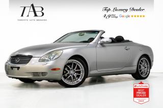 Used 2002 Lexus SC 430 CONVERTIBLE | MARK LEVINSON | 19 IN WHEELS for sale in Vaughan, ON
