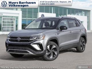 <b>Sunroof,  Navigation,  Leather Seats,  Premium Audio,  Cooled Seats!</b><br> <br> <br> <br>  This 2024 VW Taos proves you dont have to be big to be bold. <br> <br>The VW Taos was built for the adventurer in all of us. With all the tech you need for a daily driver married to all the classic VW capability, this SUV can be your weekend warrior, too. Exceeding every expectation was the design motto for this compact SUV, and VW engineers delivered. For an SUV thats just right, check out this 2024 Volkswagen Taos.<br> <br> This pyrite silver metallic SUV  has an automatic transmission and is powered by a  158HP 1.5L 4 Cylinder Engine.<br> <br> Our Taoss trim level is Highline 4MOTION. This range-topping Highline 4MOTION trim features a dual-panel glass sunroof, BeatsAudio premium audio and leather upholstery. The standard features continue with adaptive cruise control, dual-zone climate control, remote engine start, lane keep assist with lane departure warning, and an upgraded 8-inch infotainment screen with inbuilt navigation, VW Car-Net services. Additional features include ventilated and heated front seats, a heated leatherette-wrapped steering wheel, remote keyless entry, and a wireless charging pad. Safety features include blind spot detection, front and rear collision mitigation, autonomous emergency braking, and a back-up camera. This vehicle has been upgraded with the following features: Sunroof,  Navigation,  Leather Seats,  Premium Audio,  Cooled Seats,  Wireless Charging,  Adaptive Cruise Control. <br><br> <br>To apply right now for financing use this link : <a href=https://www.barrhavenvw.ca/en/form/new/financing-request-step-1/44 target=_blank>https://www.barrhavenvw.ca/en/form/new/financing-request-step-1/44</a><br><br> <br/>    4.99% financing for 84 months. <br> Buy this vehicle now for the lowest bi-weekly payment of <b>$277.48</b> with $0 down for 84 months @ 4.99% APR O.A.C. ( Plus applicable taxes -  $840 Documentation fee. Cash purchase selling price includes: Tire Stewardship ($20.00), OMVIC Fee ($12.50). (HST) are extra. </br>(HST), licence, insurance & registration not included </br>    ).  Incentives expire 2024-05-31.  See dealer for details. <br> <br> <br>LEASING:<br><br>Estimated Lease Payment: $233 bi-weekly <br>Payment based on 3.99% lease financing for 48 months with $0 down payment on approved credit. Total obligation $24,335. Mileage allowance of 16,000 KM/year. Offer expires 2024-05-31.<br><br><br>We are your premier Volkswagen dealership in the region. If youre looking for a new Volkswagen or a car, check out Barrhaven Volkswagens new, pre-owned, and certified pre-owned Volkswagen inventories. We have the complete lineup of new Volkswagen vehicles in stock like the GTI, Golf R, Jetta, Tiguan, Atlas Cross Sport, Volkswagen ID.4 electric vehicle, and Atlas. If you cant find the Volkswagen model youre looking for in the colour that you want, feel free to contact us and well be happy to find it for you. If youre in the market for pre-owned cars, make sure you check out our inventory. If you see a car that you like, contact 844-914-4805 to schedule a test drive.<br> Come by and check out our fleet of 30+ used cars and trucks and 100+ new cars and trucks for sale in Nepean.  o~o