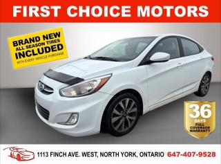 Welcome to First Choice Motors, the largest car dealership in Toronto of pre-owned cars, SUVs, and vans priced between $5000-$15,000. With an impressive inventory of over 300 vehicles in stock, we are dedicated to providing our customers with a vast selection of affordable and reliable options. <br><br>Were thrilled to offer a used 2016 Hyundai Accent SE, white color with 172,000km (STK#6922) This vehicle was $10990 NOW ON SALE FOR $8990. It is equipped with the following features:<br>- Automatic Transmission<br>- Sunroof<br>- Heated seats<br>- Bluetooth<br>- Alloy wheels<br>- Power windows<br>- Power locks<br>- Power mirrors<br>- Air Conditioning<br><br>At First Choice Motors, we believe in providing quality vehicles that our customers can depend on. All our vehicles come with a 36-day FULL COVERAGE warranty. We also offer additional warranty options up to 5 years for our customers who want extra peace of mind.<br><br>Furthermore, all our vehicles are sold fully certified with brand new brakes rotors and pads, a fresh oil change, and brand new set of all-season tires installed & balanced. You can be confident that this car is in excellent condition and ready to hit the road.<br><br>At First Choice Motors, we believe that everyone deserves a chance to own a reliable and affordable vehicle. Thats why we offer financing options with low interest rates starting at 7.9% O.A.C. Were proud to approve all customers, including those with bad credit, no credit, students, and even 9 socials. Our finance team is dedicated to finding the best financing option for you and making the car buying process as smooth and stress-free as possible.<br><br>Our dealership is open 7 days a week to provide you with the best customer service possible. We carry the largest selection of used vehicles for sale under $9990 in all of Ontario. We stock over 300 cars, mostly Hyundai, Chevrolet, Mazda, Honda, Volkswagen, Toyota, Ford, Dodge, Kia, Mitsubishi, Acura, Lexus, and more. With our ongoing sale, you can find your dream car at a price you can afford. Come visit us today and experience why we are the best choice for your next used car purchase!<br><br>All prices exclude a $10 OMVIC fee, license plates & registration  and ONTARIO HST (13%)