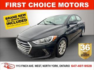 Welcome to First Choice Motors, the largest car dealership in Toronto of pre-owned cars, SUVs, and vans priced between $5000-$15,000. With an impressive inventory of over 300 vehicles in stock, we are dedicated to providing our customers with a vast selection of affordable and reliable options. <br><br>Were thrilled to offer a used 2017 Hyundai Elantra GL, black color with 173,000km (STK#6925) This vehicle was $13990 NOW ON SALE FOR $11990. It is equipped with the following features:<br>- Automatic Transmission<br>- Heated seats<br>- Bluetooth<br>- Apple Carplay<br>- Heated steering wheel<br>- Reverse camera<br>- Alloy wheels<br>- Power windows<br>- Power locks<br>- Power mirrors<br>- Air Conditioning<br><br>At First Choice Motors, we believe in providing quality vehicles that our customers can depend on. All our vehicles come with a 36-day FULL COVERAGE warranty. We also offer additional warranty options up to 5 years for our customers who want extra peace of mind.<br><br>Furthermore, all our vehicles are sold fully certified with brand new brakes rotors and pads, a fresh oil change, and brand new set of all-season tires installed & balanced. You can be confident that this car is in excellent condition and ready to hit the road.<br><br>At First Choice Motors, we believe that everyone deserves a chance to own a reliable and affordable vehicle. Thats why we offer financing options with low interest rates starting at 7.9% O.A.C. Were proud to approve all customers, including those with bad credit, no credit, students, and even 9 socials. Our finance team is dedicated to finding the best financing option for you and making the car buying process as smooth and stress-free as possible.<br><br>Our dealership is open 7 days a week to provide you with the best customer service possible. We carry the largest selection of used vehicles for sale under $9990 in all of Ontario. We stock over 300 cars, mostly Hyundai, Chevrolet, Mazda, Honda, Volkswagen, Toyota, Ford, Dodge, Kia, Mitsubishi, Acura, Lexus, and more. With our ongoing sale, you can find your dream car at a price you can afford. Come visit us today and experience why we are the best choice for your next used car purchase!<br><br>All prices exclude a $10 OMVIC fee, license plates & registration  and ONTARIO HST (13%)