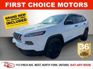 Used 2014 Jeep Cherokee SPORT ~AUTOMATIC, FULLY CERTIFIED WITH WARRANTY!!! for sale in North York, ON