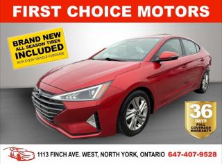 Used 2019 Hyundai Elantra PREFERRED ~AUTOMATIC, FULLY CERTIFIED WITH WARRANT for sale in North York, ON