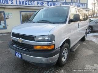 Used 2021 Chevrolet Express 3/4 TON PEOPLE MOVING 12 PASSENGER 6.6L - V8.. AIR CONDITIONING.. BACK-UP CAMERA.. CD/AUX INPUT.. KEYLESS ENTRY.. TOW SUPPORT.. for sale in Bradford, ON