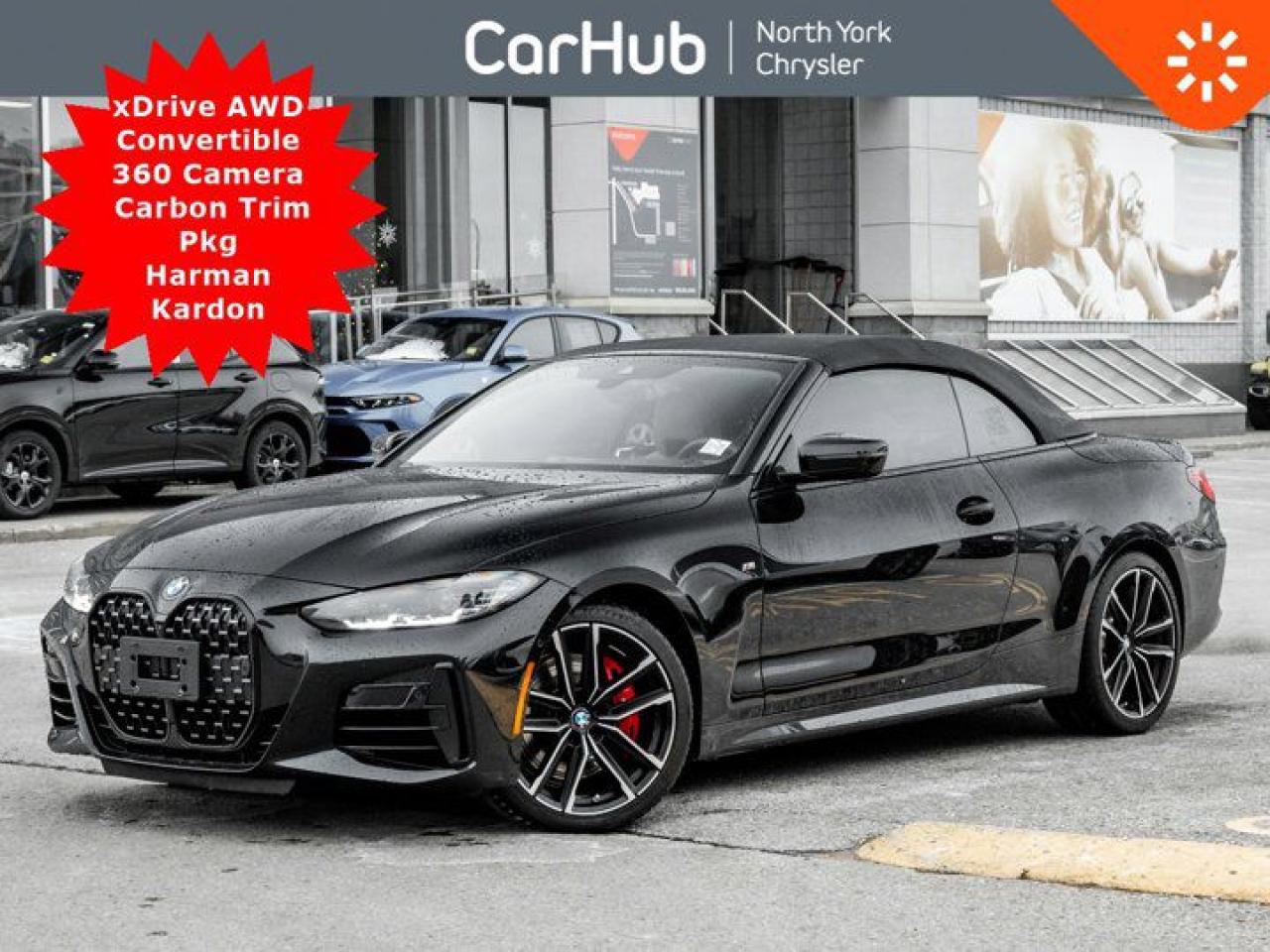 Used 2024 BMW 4 Series M440i xDrive Convertible 360 Cam Carbon Trim Harman Kardon for sale in Thornhill, ON