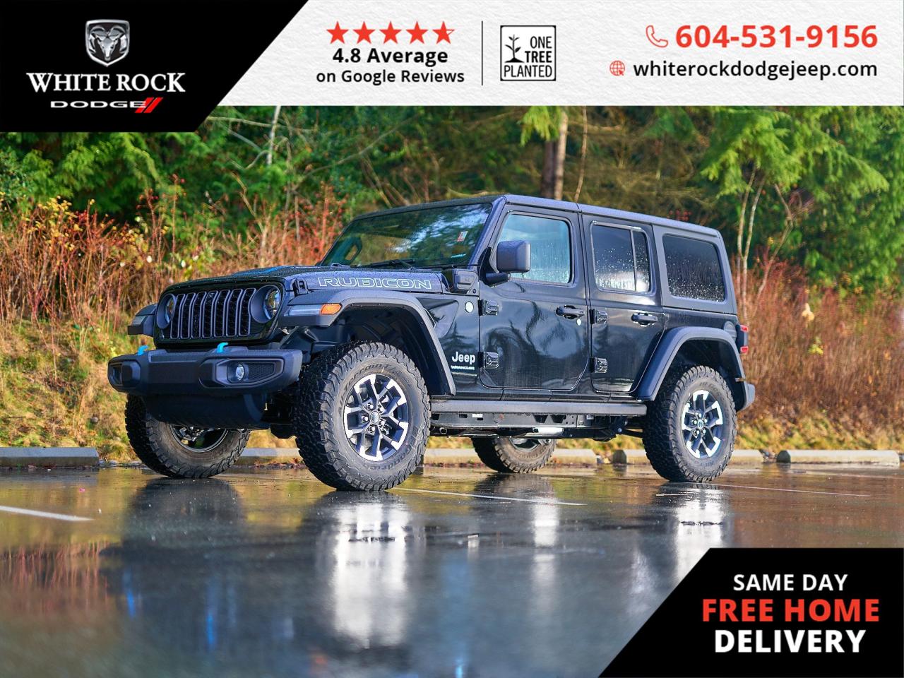 New 2024 Jeep Wrangler 4xe RUBICON for sale in Surrey, BC