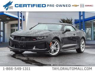 <b>Low Mileage!</b><br> <br>    This Camaro possesses sharp lines, nimble handling, potent acceleration and excellent on road performance. This  2023 Chevrolet Camaro is for sale today in Kingston. <br> <br>With all the tech and luxury features you expect from a modern vehicle paired with iconic and legendary performance, you can be sure this 2023 Chevy Camaro is the car of your dreams. Built around a smaller, lighter architecture than the previous generation, this Chevrolet Camaro takes full advantage of its tighter proportions with more responsive braking, better handling in the corners and more nimble driving performance. This low mileage  convertible has just 8,608 kms. Its  nice in colour  . It has an automatic transmission and is powered by a  275HP 2.0L 4 Cylinder Engine. <br> <br>To apply right now for financing use this link : <a href=https://www.taylorautomall.com/finance/apply-for-financing/ target=_blank>https://www.taylorautomall.com/finance/apply-for-financing/</a><br><br> <br/><br>For more information, please call any of our knowledgeable used vehicle staff at (613) 549-1311!<br><br> Come by and check out our fleet of 80+ used cars and trucks and 160+ new cars and trucks for sale in Kingston.  o~o