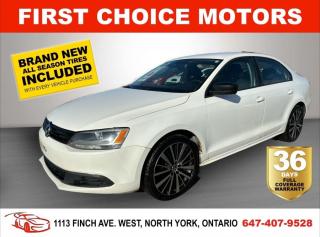 Welcome to First Choice Motors, the largest car dealership in Toronto of pre-owned cars, SUVs, and vans priced between $5000-$15,000. With an impressive inventory of over 300 vehicles in stock, we are dedicated to providing our customers with a vast selection of affordable and reliable options. <br><br>Were thrilled to offer a used 2013 Volkswagen Jetta TRENDLINE, white color with 137,000km (STK#6932) This vehicle was $11990 NOW ON SALE FOR $9990. It is equipped with the following features:<br>- Automatic Transmission<br>- Heated seats<br>- Alloy wheels<br>- Power windows<br><br>At First Choice Motors, we believe in providing quality vehicles that our customers can depend on. All our vehicles come with a 36-day FULL COVERAGE warranty. We also offer additional warranty options up to 5 years for our customers who want extra peace of mind.<br><br>Furthermore, all our vehicles are sold fully certified with brand new brakes rotors and pads, a fresh oil change, and brand new set of all-season tires installed & balanced. You can be confident that this car is in excellent condition and ready to hit the road.<br><br>At First Choice Motors, we believe that everyone deserves a chance to own a reliable and affordable vehicle. Thats why we offer financing options with low interest rates starting at 7.9% O.A.C. Were proud to approve all customers, including those with bad credit, no credit, students, and even 9 socials. Our finance team is dedicated to finding the best financing option for you and making the car buying process as smooth and stress-free as possible.<br><br>Our dealership is open 7 days a week to provide you with the best customer service possible. We carry the largest selection of used vehicles for sale under $9990 in all of Ontario. We stock over 300 cars, mostly Hyundai, Chevrolet, Mazda, Honda, Volkswagen, Toyota, Ford, Dodge, Kia, Mitsubishi, Acura, Lexus, and more. With our ongoing sale, you can find your dream car at a price you can afford. Come visit us today and experience why we are the best choice for your next used car purchase!<br><br>All prices exclude a $10 OMVIC fee, license plates & registration  and ONTARIO HST (13%)