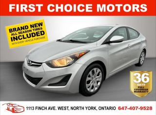 Used 2016 Hyundai Elantra GL ~AUTOMATIC, FULLY CERTIFIED WITH WARRANTY!!!!~ for sale in North York, ON