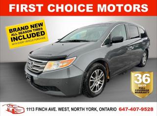 Welcome to First Choice Motors, the largest car dealership in Toronto of pre-owned cars, SUVs, and vans priced between $5000-$15,000. With an impressive inventory of over 300 vehicles in stock, we are dedicated to providing our customers with a vast selection of affordable and reliable options. <br><br>Were thrilled to offer a used 2013 Honda Odyssey EX-L, grey color with 231,000km (STK#6939) This vehicle was $14990 NOW ON SALE FOR $13990. It is equipped with the following features:<br>- Automatic Transmission<br>- Leather Seats<br>- Sunroof<br>- Heated seats<br>- 3rd row seating<br>- Bluetooth<br>- Reverse camera<br>- DVD<br>- Parking distance control<br>- Alloy wheels<br>- Power windows<br>- Power locks<br>- Power mirrors<br>- Air Conditioning<br><br>At First Choice Motors, we believe in providing quality vehicles that our customers can depend on. All our vehicles come with a 36-day FULL COVERAGE warranty. We also offer additional warranty options up to 5 years for our customers who want extra peace of mind.<br><br>Furthermore, all our vehicles are sold fully certified with brand new brakes rotors and pads, a fresh oil change, and brand new set of all-season tires installed & balanced. You can be confident that this car is in excellent condition and ready to hit the road.<br><br>At First Choice Motors, we believe that everyone deserves a chance to own a reliable and affordable vehicle. Thats why we offer financing options with low interest rates starting at 7.9% O.A.C. Were proud to approve all customers, including those with bad credit, no credit, students, and even 9 socials. Our finance team is dedicated to finding the best financing option for you and making the car buying process as smooth and stress-free as possible.<br><br>Our dealership is open 7 days a week to provide you with the best customer service possible. We carry the largest selection of used vehicles for sale under $9990 in all of Ontario. We stock over 300 cars, mostly Hyundai, Chevrolet, Mazda, Honda, Volkswagen, Toyota, Ford, Dodge, Kia, Mitsubishi, Acura, Lexus, and more. With our ongoing sale, you can find your dream car at a price you can afford. Come visit us today and experience why we are the best choice for your next used car purchase!<br><br>All prices exclude a $10 OMVIC fee, license plates & registration  and ONTARIO HST (13%)