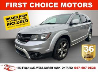 Welcome to First Choice Motors, the largest car dealership in Toronto of pre-owned cars, SUVs, and vans priced between $5000-$15,000. With an impressive inventory of over 300 vehicles in stock, we are dedicated to providing our customers with a vast selection of affordable and reliable options. <br><br>Were thrilled to offer a used 2017 Dodge Journey CROSSROAD, grey color with 193,000km (STK#6941) This vehicle was $14990 NOW ON SALE FOR $12990. It is equipped with the following features:<br>- Automatic Transmission<br>- Fully loaded<br>- Leather Seats<br>- Sunroof<br>- Heated seats<br>- Navigation<br>- All wheel drive<br>- Bluetooth<br>- Reverse camera<br>- 3rd row seating<br>- Heated steering<br>- DVD<br>- Alloy wheels<br>- Power windows<br>- Power locks<br>- Power mirrors<br>- Air Conditioning<br><br>At First Choice Motors, we believe in providing quality vehicles that our customers can depend on. All our vehicles come with a 36-day FULL COVERAGE warranty. We also offer additional warranty options up to 5 years for our customers who want extra peace of mind.<br><br>Furthermore, all our vehicles are sold fully certified with brand new brakes rotors and pads, a fresh oil change, and brand new set of all-season tires installed & balanced. You can be confident that this car is in excellent condition and ready to hit the road.<br><br>At First Choice Motors, we believe that everyone deserves a chance to own a reliable and affordable vehicle. Thats why we offer financing options with low interest rates starting at 7.9% O.A.C. Were proud to approve all customers, including those with bad credit, no credit, students, and even 9 socials. Our finance team is dedicated to finding the best financing option for you and making the car buying process as smooth and stress-free as possible.<br><br>Our dealership is open 7 days a week to provide you with the best customer service possible. We carry the largest selection of used vehicles for sale under $9990 in all of Ontario. We stock over 300 cars, mostly Hyundai, Chevrolet, Mazda, Honda, Volkswagen, Toyota, Ford, Dodge, Kia, Mitsubishi, Acura, Lexus, and more. With our ongoing sale, you can find your dream car at a price you can afford. Come visit us today and experience why we are the best choice for your next used car purchase!<br><br>All prices exclude a $10 OMVIC fee, license plates & registration  and ONTARIO HST (13%)