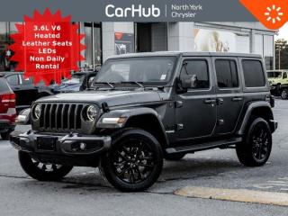 Used 2021 Jeep Wrangler Unlimited High Altitude 4x4 LEDs Heated Leather 3.6L V6 Remote Start for sale in Thornhill, ON