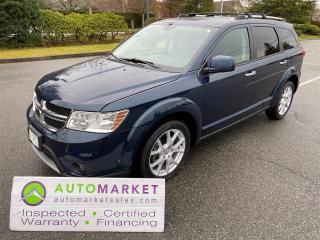 Used 2015 Dodge Journey R/T AWD 7 PASS FINANCING, WARRANTY, INSPECTED W/BCAA MEMBERSHIP! for sale in Surrey, BC