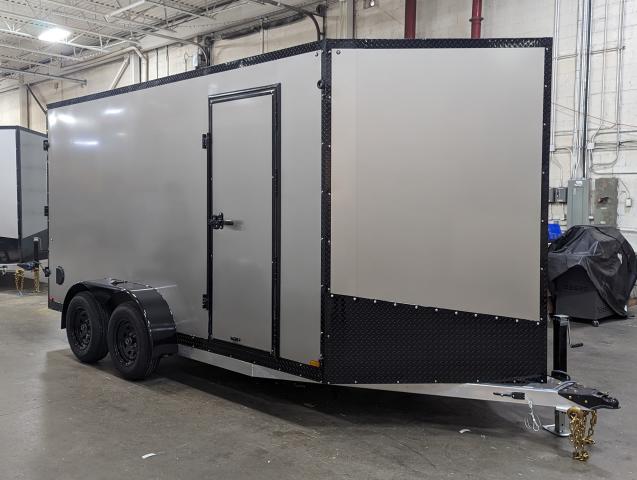 2024 Canadian Trailer Company 7x14 V Nose Cargo Trailer Aluminum Tandem Axle