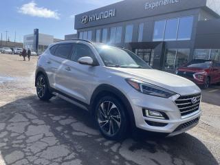 <p> Feel at ease with this impeccable 2019 Hyundai Tucson. Side Impact Beams, Right Side Camera, Rear Park Assist Rear Parking Sensors, Rear Child Safety Locks, Outboard Front Lap And Shoulder Safety Belts -inc: Rear Centre 3 Point, Height Adjusters and Pretensioners. </p> <p><strong>Fully-Loaded with Additional Options</strong><br>CHROMIUM SILVER, BLACK, LEATHER SEAT TRIM, Wheels: 19 x 7.5J Aluminum, Valet Function, Trunk/Hatch Auto-Latch, Trip Computer, Transmission: 6-Speed Automatic w/OD -inc: lock-up torque converter and electronic shift lock system, Transmission w/Driver Selectable Mode and SHIFTRONIC Sequential Shift Control, Tires: 245/45R19 All-Season, Tailgate/Rear Door Lock Included w/Power Door Locks.</p> <p><strong> Stop By Today </strong><br> Youve earned this- stop by Experience Hyundai located at 15 Mount Edward Rd, Charlottetown, PE C1A 5R7 to make this car yours today! </p>