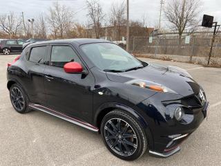 <div>SUPER NISMO POWER!!!  AUTO CLIMATE CONTROL * BLUETOOTH * NISMO SPORT SEUDE SEATS * ROCKFORD FOSGATE STEREO * 1.6L 4 CYL., TURBO, AUTO, AWD, NISMO * POWER LOCKS, WINDOWS, MIRRORS & KEYLESS ENTRY * PROXIMITY KEY w/ PUSH BUTTON START * TILT & TELESCOPIC STEERING WHEEL * ABS & TRACTION CONTROL * STEERING WHEEL MOUNTED CRUISE & STEREO CONTROLS * NAVIGATION * REVERSE CAMERA * 18 ALLOY WHEELS *</div><div> </div><div>INCLUDES SAFETY CERTIFICATION, OIL CHANGE, AND 60 DAY/4000 KM POWERTRAIN GUARANTEE ($1000.00 TOTAL MAX. CLAIM LIMIT) * EXTENDED WARRANTY AVAILABLE * FINANCING FOR ALL CREDIT TYPES FROM GOOD CREDIT TO BAD CREDIT * VIEW THIS VEHICLE AND LEARN MORE ABOUT OUR CAR LOT AT WWW.CERTIFIEDCARS4U.COM * USED CARS, USED TRUCKS AND USED SUVS * SERVICING THE NIAGARA REGION * ST. CATHARINES, NIAGARA FALLS, WELLAND, PORT COLBORNE, HAMILTON AND BEYOND * WE CARRY CHEVROLET, FORD, GMC, PONTIAC, BUICK, OLDSMOBILE, CADILLAC, DODGE, CHRYSLER, SATURN, MAZDA, TOYOTA, HONDA, BMW, AUDI, MERCEDES BENZ, NISSAN AND HYUNDAI * HUGE INVENTORY OF UP TO 100 VEHICLES *</div>