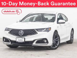 Used 2020 Acura TLX A-Spec w/ Apple CarPlay & Android Auto, Adaptive Cruise,A/C for sale in Toronto, ON