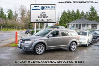 Used 2013 Dodge Journey AWD R/T, Local, Loaded with Leather, Sunroof, Navi, Backup! for sale in Surrey, BC