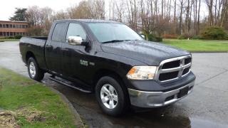 2017 RAM 1500 Tradesman Quad Cab 4WD, 5.7L V8 OHV 16V engine, 8 cylinder, 4 door, automatic, 4WD, 4-Wheel ABS, cruise control, air conditioning, manual mode, heated mirrors, 4WD selector, tow/haul mode, traction control, Sirius XM, aux, AM/FM radio, folding middle seat, CD player, power door locks, power windows, grey exterior, black interior, cloth. Measurements: 6 Foot Long, 5 foot 2 inches wide.(All the measurements are deemed to be correct but are not guaranteed). $22,000.00 plus $375 processing fee, $22,375.00 total payment obligation before taxes.  Listing report, warranty, contract commitment cancellation fee, financing available on approved credit (some limitations and exceptions may apply). All above specifications and information is considered to be accurate but is not guaranteed and no opinion or advice is given as to whether this item should be purchased. We do not allow test drives due to theft, fraud and acts of vandalism. Instead we provide the following benefits: Complimentary Warranty (with options to extend), Limited Money Back Satisfaction Guarantee on Fully Completed Contracts, Contract Commitment Cancellation, and an Open-Ended Sell-Back Option. Ask seller for details or call 604-522-REPO(7376) to confirm listing availability.