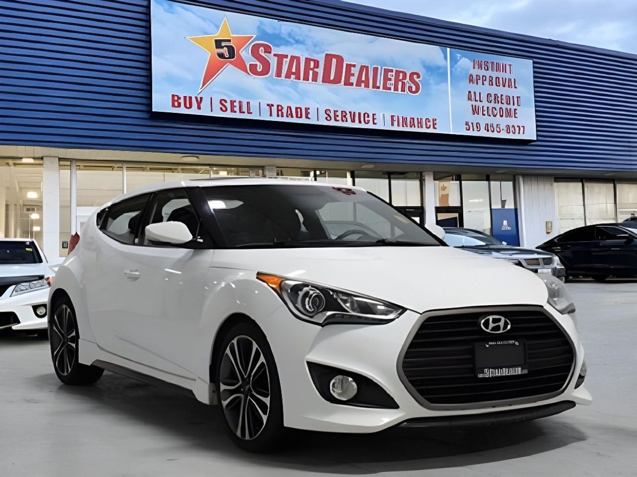 Used 2017 Hyundai Veloster Turbo NAV LEATHER PANO MINT WE FINANCE ALL CREDIT for sale in London, ON