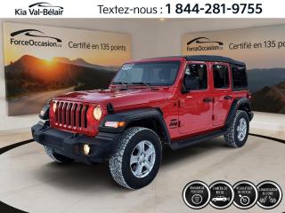 Used 2022 Jeep Wrangler Unlimited Sport S 4x4*B-ZONE*BOUTON POUSSOIR* for sale in Québec, QC