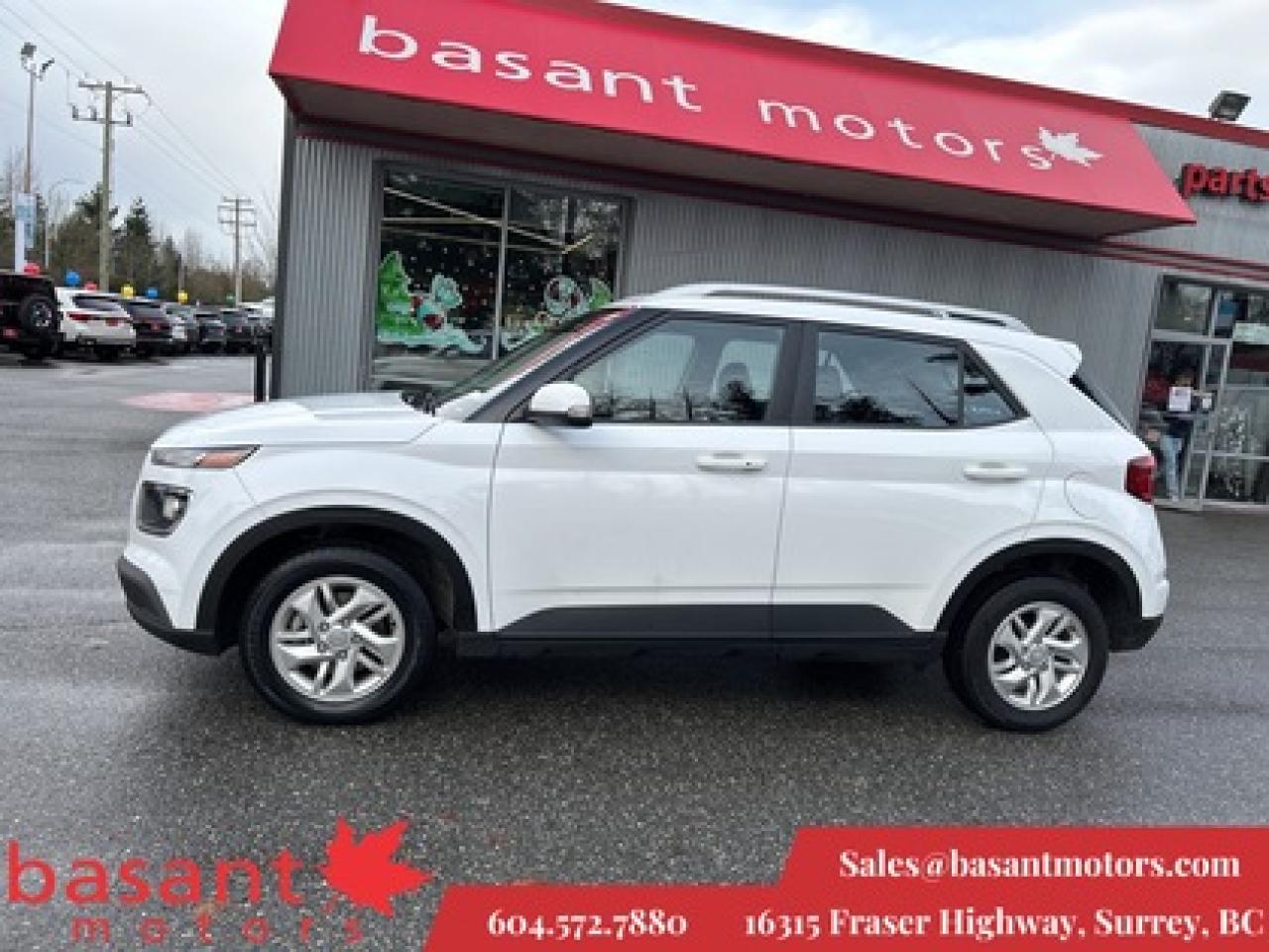 Used 2021 Hyundai Venue Preferred, Backup Cam, Heated Seats, Low KMs! for sale in Surrey, BC