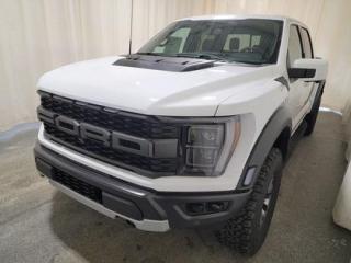 This all new, full sized 2023 Ford F-150 Raptor 801A looks absolutely stunning in Oxford White. This pick up comes with the 3.5L EcoBoost High Output engine. This remarkable engine not only produces 450 horsepower and 510 ft pounds of torque, but by leveraging the EcoBoost high output technology and a 10-speed automatic transmission. This truck can do 0-60 in a whopping 5.2 seconds!

Key Features:
Tailgate + Moonroof 
Twin Panel Moonroof
Power Tailgate
Tailgate Step 
Blue Interior Package
Heated Seats 
Ventilated Front Seats 
Heated Steering Wheel 
Leather Shift Knob 
Remote Tailgate Release 
Remote Start System 
Adaptive Cruise Control 
Lane Centering 
Ford Co-Pilot 360 2.0
Lane Keep Assist 
Rear View Camera W/Hitch Assist 
Auto High Beams 
Reverse Sensing System 
360 Degree Camera 
B&O Unleashed Sound System 
Bed Utility Package 
Heads Up Display
Rain Sensing Wipers 
Mobile Office Package 
Pro Trailer Back Up Assist 
Wireless Charging Pad 
Universal Garage Door Opener 

Saskatchewan has a challenging climate and driving conditions but let that stress melt away with the 2023 F-150 Raptor, a tough truck that leverages physical features and technology that will keep your family safe. This specific unit is loaded right up and includes power windows, power locks, air conditioning,10-way power drivers seat, wrapped steering wheel, 4.10 Electronic Locking Axle, 400W Outlet, ambient lighting, cruise, outside temperature display, hill start assist, perimeter safety system, four-wheel drive, and so much more. 

Bennett Dunlop Ford has been located at 770 Broad St, in the heart of Regina for over 40 years! Our 4.6 Star google review (Well over 1,800 reviews) is the result of our commitment to providing the fastest, easiest and most fun customer experience possible. Our customers tell us that they love that we dont charge any admin or documentation fees, our sales team will simply offer our best price upfront and we have a no-questions-asked money back guarantee just in case you change your mind after your purchase.