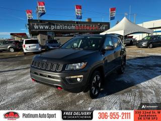 Used 2017 Jeep Compass Trailhawk - Leather Seats -  Bluetooth for sale in Saskatoon, SK