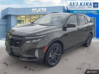 <b>Power Liftgate,  Blind Spot Detection,  Climate Control,  Heated Seats,  Apple CarPlay!</b><br> <br> <br> <br>  Get the versatility of a compact SUV, with its impressive fuel economy in the Chevy Equinox. <br> <br>This extremely competent Chevy Equinox is a rewarding SUV that doubles down on versatility, practicality and all-round reliability. The dazzling exterior styling is sure to turn heads, while the well-equipped interior is put together with great quality, for a relaxing ride every time. This 2024 Equinox is sure to be loved by the whole family.<br> <br> This harvest bronze metallic SUV  has an automatic transmission and is powered by a  175HP 1.5L 4 Cylinder Engine.<br> <br> Our Equinoxs trim level is RS. The RS trim of the Equinox adds in blacked out exterior styling elements, with a power liftgate for rear cargo access, blind spot detection and dual-zone climate control, and is decked with great standard features such as front heated seats with lumbar support, remote engine start, air conditioning, remote keyless entry, and a 7-inch infotainment touchscreen with Apple CarPlay and Android Auto, along with active noise cancellation. Safety on the road is assured with automatic emergency braking, forward collision alert, lane keep assist with lane departure warning, front and rear park assist, and front pedestrian braking. This vehicle has been upgraded with the following features: Power Liftgate,  Blind Spot Detection,  Climate Control,  Heated Seats,  Apple Carplay,  Android Auto,  Remote Start. <br><br> <br>To apply right now for financing use this link : <a href=https://www.selkirkchevrolet.com/pre-qualify-for-financing/ target=_blank>https://www.selkirkchevrolet.com/pre-qualify-for-financing/</a><br><br> <br/>    Incentives expire 2024-05-31.  See dealer for details. <br> <br>Selkirk Chevrolet Buick GMC Ltd carries an impressive selection of new and pre-owned cars, crossovers and SUVs. No matter what vehicle you might have in mind, weve got the perfect fit for you. If youre looking to lease your next vehicle or finance it, we have competitive specials for you. We also have an extensive collection of quality pre-owned and certified vehicles at affordable prices. Winnipeg GMC, Chevrolet and Buick shoppers can visit us in Selkirk for all their automotive needs today! We are located at 1010 MANITOBA AVE SELKIRK, MB R1A 3T7 or via phone at 204-482-1010.<br> Come by and check out our fleet of 80+ used cars and trucks and 180+ new cars and trucks for sale in Selkirk.  o~o