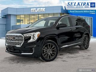 <b>Navigation,  Cooled Seats,  HUD,  Wireless Charging,  Premium Audio!</b><br> <br> <br> <br> SPECIAL!  Was $48330. Now $46455! $1875 discount for a limited time!  <br> <br/>  This 2024 GMC Terrain sports a muscular appearance with voluminous interior space and plus ride quality. <br> <br>From endless details that drastically improve this SUVs usability, to striking style and amazing capability, this 2024 Terrain is exactly what you expect from a GMC SUV. The interior has a clean design, with upscale materials like soft-touch surfaces and premium trim. You cant go wrong with this SUV for all your family hauling needs.<br> <br> This ebony twilight metallic SUV  has an automatic transmission and is powered by a  175HP 1.5L 4 Cylinder Engine.<br> <br> Our Terrains trim level is Denali. This Terrain Denali comes fully loaded with premium leather cooled seats with memory settings, a large colour touchscreen infotainment system featuring navigation, Apple CarPlay, Android Auto, SiriusXM, Bose premium audio, wireless charging and its 4G LTE capable. This luxurious Terrain Denali also comes with a power rear liftgate, automatic park assist, lane change alert with blind spot detection, exclusive aluminum wheels and exterior accents, a leather-wrapped steering wheel, lane keep assist with lane departure warning, forward collision alert, adaptive cruise control, a remote engine starter, HD surround vision camera, heads up display, LED signature lighting, an enhanced premium suspension and a 60/40 split-folding rear seat to make hauling large items a breeze. This vehicle has been upgraded with the following features: Navigation,  Cooled Seats,  Hud,  Wireless Charging,  Premium Audio,  Adaptive Cruise Control,  Blind Spot Detection. <br><br> <br>To apply right now for financing use this link : <a href=https://www.selkirkchevrolet.com/pre-qualify-for-financing/ target=_blank>https://www.selkirkchevrolet.com/pre-qualify-for-financing/</a><br><br> <br/> Weve discounted this vehicle $1875.    Incentives expire 2024-05-31.  See dealer for details. <br> <br>Selkirk Chevrolet Buick GMC Ltd carries an impressive selection of new and pre-owned cars, crossovers and SUVs. No matter what vehicle you might have in mind, weve got the perfect fit for you. If youre looking to lease your next vehicle or finance it, we have competitive specials for you. We also have an extensive collection of quality pre-owned and certified vehicles at affordable prices. Winnipeg GMC, Chevrolet and Buick shoppers can visit us in Selkirk for all their automotive needs today! We are located at 1010 MANITOBA AVE SELKIRK, MB R1A 3T7 or via phone at 204-482-1010.<br> Come by and check out our fleet of 80+ used cars and trucks and 180+ new cars and trucks for sale in Selkirk.  o~o