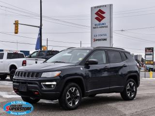 Used 2018 Jeep Compass Trailhawk 4x4 ~Bluetooth ~Camera ~Power Seat ~NAV for sale in Barrie, ON