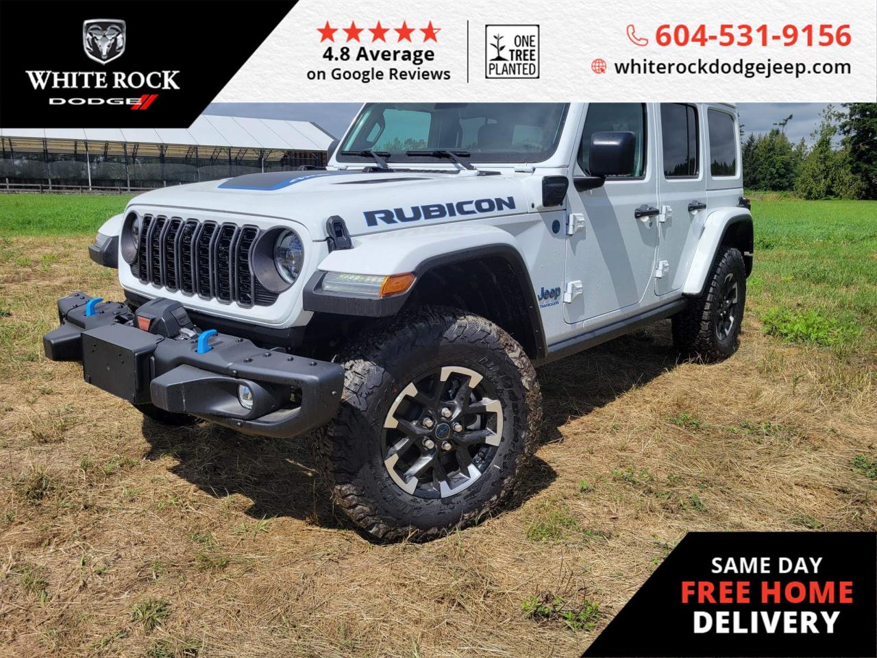 New 2024 Jeep Wrangler 4xe RUBICON for sale in Surrey, BC