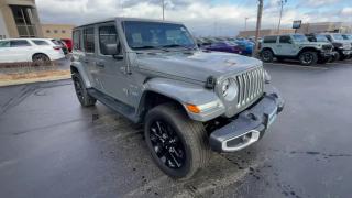 Odometer is 3643 kilometers below market average!

Sting-Gray Clearcoat 2021 Jeep Wrangler Unlimited Sahara 4xe 4WD 8-Speed Automatic 2.0L I4 DOHC

**CARPROOF CERTIFIED**, 2.0L I4 DOHC

* PLEASE SEE OUR MAIN WEBSITE FOR MORE PICTURES AND CARFAX REPORTS *

Buy in confidence at WINDSOR CHRYSLER with our 95-point safety inspection by our certified technicians.

Searching for your upgrade has never been easier.

You will immediately get the low market price based on our market research, which means no more wasted time shopping around for the best price, Its time to drive home the most car for your money today.

OVER 100 Pre-Owned Vehicles in Stock! 

Our Finance Team will secure the Best Interest Rate from one of out 20 Auto Financing Lenders that can get you APPROVED!

Financing Available For All Credit Types! 

Whether you have Great Credit, No Credit, Slow Credit, Bad Credit, Been Bankrupt, On Disability, Or on a Pension, we have options.

Looking to just sell your vehicle?

 We buy all makes and models let us buy your vehicle. 

Proudly Serving Windsor, Essex, Leamington, Kingsville, Belle River, LaSalle, Amherstburg, Tecumseh, Lakeshore, Strathroy, Stratford, Leamington, Tilbury, Essex, St. Thomas, Waterloo, Wallaceburg, St. Clair Beach, Puce, Riverside, London, Chatham, Kitchener, Guelph, Goderich, Brantford, St. Catherines, Milton, Mississauga, Toronto, Hamilton, Oakville, Barrie, Scarborough, and the GTA.