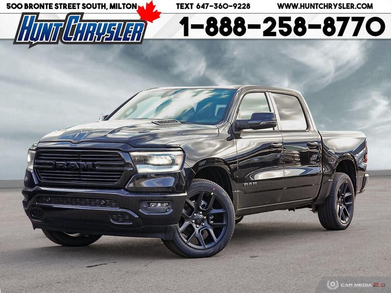 New 2024 RAM 1500 SPORT | NIGHT | LVL 2 | HOOD | 12in | NAVI & MORE! for sale in Milton, ON