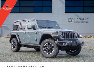 <p><strong><span style=font-family:Arial; font-size:16px;>Open the door to a new world of automotive possibilities with our dealerships unbeatable selection of cars and unbeatable deals! Among our premium collection, the crown jewel is the 2024 Jeep Wrangler 4xe Rubicon..</span></strong></p> <p><strong><span style=font-family:Arial; font-size:16px;>This brand-new, never driven SUV is more than just a vehicle; its a statement of power, luxury, and sophisticated taste..</span></strong> <br> This Wranglers sleek exterior is matched by an equally impressive interior, resplendent in black.. Its 2.0L 4cyl engine is a testament to Jeeps commitment to power and performance.</p> <p><strong><span style=font-family:Arial; font-size:16px;>The Wrangler is not just a vehicle, but an experience, offering an 8-speed automatic transmission that ensures a smooth and effortless ride every time..</span></strong> <br> The Rubicon trim brings a plethora of features that place it in a league of its own.. Traction control, ABS brakes, air conditioning, power windows, and power steering are just the beginning.</p> <p><strong><span style=font-family:Arial; font-size:16px;>The Wrangler also presents a host of advanced features such as an automatic temperature control, a brake assist system, delay-off headlights, and an integrated roll-over protection..</span></strong> <br> The vehicle also comes equipped with wireless phone connectivity, allowing you to stay connected on the go.. The thought of the day is, Dont just love your car, love buying it! At Langley Chrysler, we make this thought a reality by ensuring an unparalleled buying experience that is as enjoyable and satisfying as driving the Wrangler 4xe Rubicon itself.</p> <p><strong><span style=font-family:Arial; font-size:16px;>This Jeep Wrangler is more than just a transportation device; its a lifestyle choice..</span></strong> <br> Its for the adventurous spirits who value comfort as much as they do performance.. Its for those who believe that every journey should be an adventure, every drive an experience, and every day a new opportunity.</p> <p><strong><span style=font-family:Arial; font-size:16px;>So, why wait? This brand-new jewel is awaiting its rightful owner at Langley Chrysler..</span></strong> <br> Make a statement, set a new trend, and open the door to a world of new possibilities with the 2024 Jeep Wrangler 4xe Rubicon.. Because at Langley Chrysler, we believe in not just selling cars, but in selling dreams.</p> <p><strong><span style=font-family:Arial; font-size:16px;>Visit us today and lets help you turn your dream into reality.</span></strong></p>Documentation Fee $968, Finance Placement $628, Safety & Convenience Warranty $699

<p>*All prices are net of all manufacturer incentives and/or rebates and are subject to change by the manufacturer without notice. All prices plus applicable taxes, applicable environmental recovery charges, documentation of $599 and full tank of fuel surcharge of $76 if a full tank is chosen.<br />Other items available that are not included in the above price:<br />Tire & Rim Protection and Key fob insurance starting from $599<br />Service contracts (extended warranties) for up to 7 years and 200,000 kms starting from $599<br />Custom vehicle accessory packages, mudflaps and deflectors, tire and rim packages, lift kits, exhaust kits and tonneau covers, canopies and much more that can be added to your payment at time of purchase<br />Undercoating, rust modules, and full protection packages starting from $199<br />Flexible life, disability and critical illness insurances to protect portions of or the entire length of vehicle loan?im?im<br />Financing Fee of $500 when applicable<br />Prices shown are determined using the largest available rebates and incentives and may not qualify for special APR finance offers. See dealer for details. This is a limited time offer.</p>