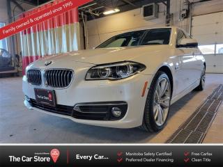 535xi, Prem Enhanced, Navigation, Heads UP Display, Heated/Cooled Seats, Heated Wheel, Blind Spot/Lane Depart, Adapt Cruise, Collision Alert, Harmon/Kardon, 360Cam/Park sensors, Push, Start, Comfort Access, Sunroof, Power Window Shade, LOCAL MB Vehicle, CLEAN TITLE!! 4 NEW TIRES, NEW BRAKES, OIL CHAMDE AND FILTERS! 
 
  
 We are a local Family Owned business and we try to do things a little different. 
 
  
 At The Car Store on Main every vehicle is Manitoba Safety Certified. 
 Every vehicle sold is eligible for the Advantage Plan: 
 30 Day Guarantee on all MB Safety certificate related items. 
 CarFax Vehicle History Report 
 Original Owners manual 
 2 sets of Keys 
 Replacement of lost, stolen or broken keys 
 Wholesale access to all other Miscellaneous Accessories (i.e. Wtr Tires, Rust proofing, all misc vehicle accessories/parts, etc...) 
 And of course a Full tank of Gas. 
 
  
 There is no Gimmicks or games, we are always aggressive on our prices and try to separate ourselves from the rest. 
 We also have an on-site Certified Banker who shops to get the best possible interest rates in with all Major Banks and Credit Unions! 
 
  
 Come to our Brand New modern showroom and see what makes us Uniquely Different! 
 
  
 Located on Main St. just North of Chief Peguis Trail. 
 
  
 To schedule an appointment call us directly at ********** or email ********** 
 
  
 The Car Store on Main 
 -Uniquely Different- 
 
  
 ********** 
 Local: ********** 
 Toll Free: ********** 
 
  
 A local family owned business unlike typical car lots, there are no pressure tactics, no games, no gimmicks, no Sales Manager, General Manager or Used Car Manager, just straight answers and fair deals all the time! 
 
  
 *PRICE DOES NOT INCLUDE TAXES (G.S.T & P.S.T) 
 Dealer Permit # 4481