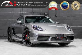 Used 2018 Porsche 718 Cayman S Coupe/BOSE/ NAV/ CAM/ PDLS/ LCA/ PREMIUM PKG for sale in Vaughan, ON