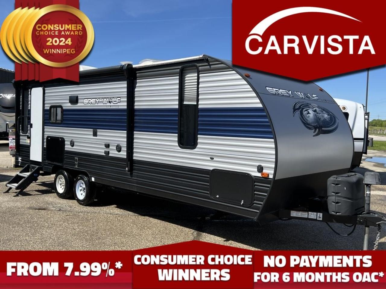 Used 2021 Forest River Cherokee Grey Wolf 23MK - Rear Living Space for sale in Winnipeg, MB