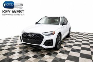 This AWD Q5 luxury SUV is equipped with sunroof, leather seats, navigation, back-up camera, and heated seats.This vehicle comes with our Buy With Confidence program. This includes a 30 day/2,000Km exchange policy, No charge 6 month warranty (only applicable if factory powertrain warranty has expired), Complete safety and mechanical inspection, as well as Carproof Report and full vehicle disclosure!We have competitive finance rates and a great sales team to facilitate your next vehicle purchase.Come to Key West Ford and check out the biggest selection on new and used vehicles in the Lower Mainland. We are the #1 Volume Dealer in BC, and have been voted as the #1 Dealer for Customer Experience on DealerRater. Call or email us today to book a test drive. Price does not include $699 Dealer Documentation Fee, levys, and applicable taxes.Dealer #7485