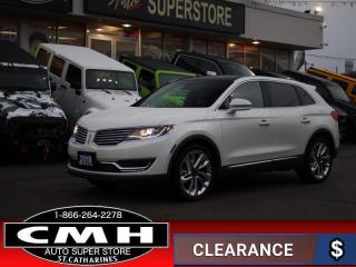 Used 2018 Lincoln MKX Reserve AWD  PANO-ROOF COLD-SEATS P/GATE for sale in St. Catharines, ON