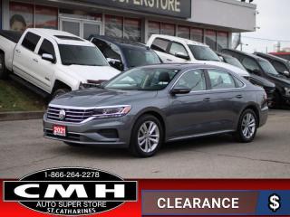 <b>LOADED !! APPLE CARPLAY, ANDROID AUTO, ADAPTIVE CRUISE CONTROL, CROSS TRAFFIC ALERT, BLIND SPOT, COLLISION SENSORS, LEATHER, SUNROOF, REMOTE START, HEATED SEATS, POWER DRIVER SEAT, REAR CAMERA, DUAL CLIMATE CONTROL, 17-INCH ALLOY WHEELS <br></b><br>      This  2021 Volkswagen Passat is for sale today. <br> <br>This  sedan has 69,757 kms. Its  grey in colour  and is major accident free based on the <a href=https://vhr.carfax.ca/?id=MPlIpHgzHmmcNGaq6PUmCh2KZvDjlvD4 target=_blank>CARFAX Report</a> . It has an automatic transmission and is powered by a  174HP 2.0L 4 Cylinder Engine. <br> <br> Our Passats trim level is Highline. This Passat Highline takes style and comfort to the next level with larger alloy wheels, autonomous emergency braking, rear traffic alert and a blind spot monitor. You will also get heated front seats, Climatronic dual zone climate control and leatherette seating surfaces. Infotainment is everything youd expect with Android Auto, Apple CarPlay, SiriusXM, App-Connect smartphone integration and a 6 inch touchscreen to control it all. The interior is comfy and well appointed with a leather steering wheel, proximity key for push button start and a remote engine start for those cold winter days.<br> <br>To apply right now for financing use this link : <a href=https://www.cmhniagara.com/financing/ target=_blank>https://www.cmhniagara.com/financing/</a><br><br> <br/><br>Trade-ins are welcome! Financing available OAC ! Price INCLUDES a valid safety certificate! Price INCLUDES a 60-day limited warranty on all vehicles except classic or vintage cars. CMH is a Full Disclosure dealer with no hidden fees. We are a family-owned and operated business for over 30 years! o~o