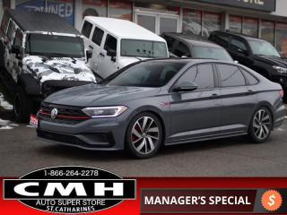 <b>LOADED !! MANUAL !! APPLE CARPLAY, ANDROID AUTO, LANE KEEPING, ADAPTIVE CRUISE CONTROL, BLIND SPOT, CROSS TRAFFIC ALERT, COLLISION SENSORS, COOLED + HEATED SEATS, POWER DRIVER SEAT W/ MEMORY, SUNROOF, WIRELESS PHONE CHARGER, DUAL CLIMATE, 18-INCH ALLOYS</b><br>      This  2020 Volkswagen Jetta is for sale today. <br> <br>Redesigned. Not over designed. Rather than adding needless flash, the Jetta has been redesigned for a tasteful, more premium look and feel. One quick glance is all it takes to appreciate the result. Its sporty. Its sleek. It makes a statement without screaming. The overall effect stands out anywhere. Its roomy and well finished interior provides the best of comforts and will help keep this elegant sedan ageless and beautiful for many years to come.This  sedan has 85,601 kms. Its  gray in colour  . It has a manual transmission and is powered by a  228HP 2.0L 4 Cylinder Engine. <br> <br>To apply right now for financing use this link : <a href=https://www.cmhniagara.com/financing/ target=_blank>https://www.cmhniagara.com/financing/</a><br><br> <br/><br>Trade-ins are welcome! Financing available OAC ! Price INCLUDES a valid safety certificate! Price INCLUDES a 60-day limited warranty on all vehicles except classic or vintage cars. CMH is a Full Disclosure dealer with no hidden fees. We are a family-owned and operated business for over 30 years! o~o