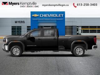<b>DURAMAX 6.6L V8 TURBO DIESEL, Max Trailering Package!</b><br> <br> <br> <br>At Myers, we believe in giving our customers the power of choice. When you choose to shop with a Myers Auto Group dealership, you dont just have access to one inventory, youve got the purchasing power of an entire auto group behind you!<br> <br>  This immensely capable 2024 GMC 2500HD has everything youre looking for in a heavy-duty truck. <br> <br>This 2024 GMC 2500HD is highly configurable work truck that can haul a colossal amount of weight thanks to its potent drivetrain. This truck also offers amazing interior features that nestle occupants in comfort and luxury, with a great selection of tech features. For heavy-duty activities and even long-haul trips, the 2500HD is all the truck youll ever need.<br> <br> This onyx black sought after diesel Crew Cab 4X4 pickup   has an automatic transmission and is powered by a  470HP 6.6L 8 Cylinder Engine.<br> <br> Our Sierra 2500HDs trim level is Denali. This top of the line Sierra 2500HD Denali is the ultimate 3/4 ton truck as it comes loaded with luxurious features such as leather cooled seats, power adjustable pedals with memory settings, a heavy-duty suspension, lane departure warning, forward collision alert, exclusive aluminum wheels and exterior styling, signature LED lighting, a large touchscreen with navigation, wireless Apple CarPlay, Android Auto and 4G LTE capability. Additionally, this truck also comes with a leather wrapped steering wheel with audio controls, wireless charging, Bose premium audio, remote engine start, a CornerStep rear bumper and cargo tie downs hooks with LED box lighting and a ProGrade trailering system with hitch guidance and an integrated brake controller. This vehicle has been upgraded with the following features: Duramax 6.6l V8 Turbo Diesel, Max Trailering Package. <br><br> <br>To apply right now for financing use this link : <a href=https://www.myerskemptvillegm.ca/finance/ target=_blank>https://www.myerskemptvillegm.ca/finance/</a><br><br> <br/>    Incentives expire 2024-05-31.  See dealer for details. <br> <br>Your journey to better driving experiences begins in our inventory, where youll find a stunning selection of brand-new Chevrolet, Buick, and GMC models. If youre looking to get additional luxuries at a wallet-friendly price, dont just pick pre-owned -- choose from our selection of over 300 Myers Approved used vehicles! Our incredible sales team will match you with the car, truck, or SUV thats got everything youre looking for, and much more. o~o