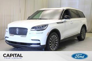 Used 2022 Lincoln Aviator Reserve AWD **Clean Carfax, One Owner, Leather, Sunroof, Navigation, 3L, Power Liftgate** for sale in Regina, SK